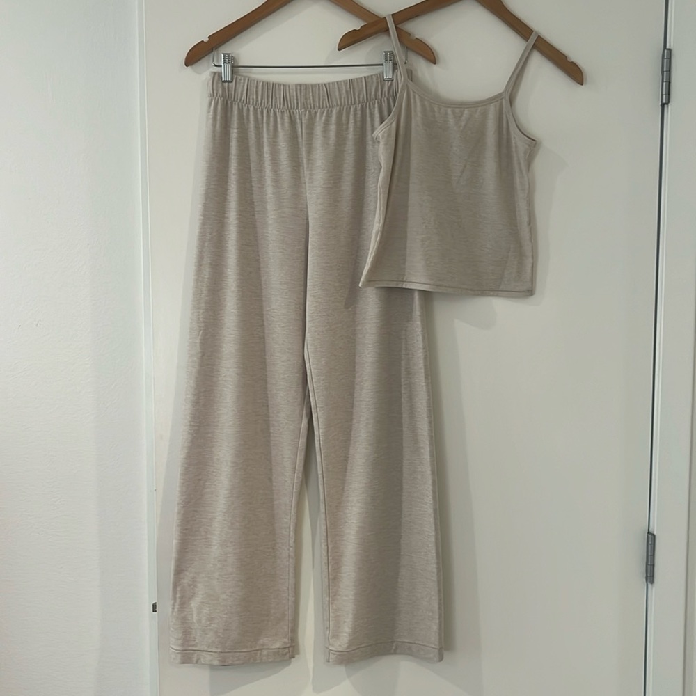 CloudKnit Wide Leg Pant set